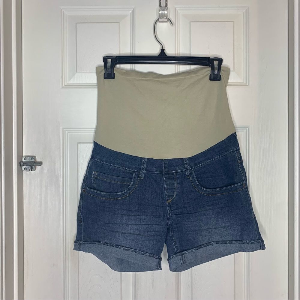 Bella Vida Maternity Jean Shorts Size Small - Picture 4 of 8